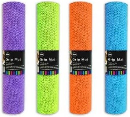 Neon Colours Multi-Purpose Non Slip Mat Ideal for Home and Office, Cars, Caravans Anti-slip roll, keep things in place, protect furniture, can be cut easily according to your needs. Green, Orange, Purple or Blue