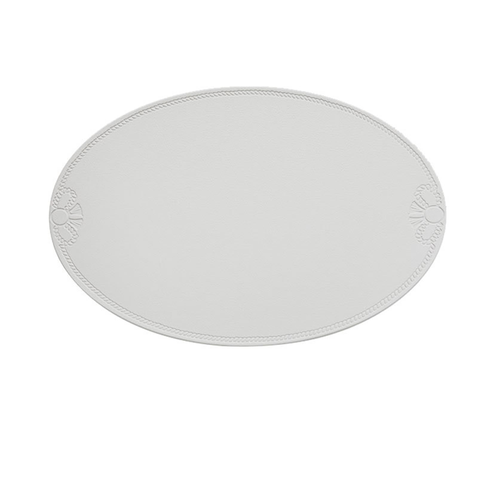 Placemat - Juego de 4 manteles individuales (30 x 45 cm), color gris claro