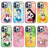 2024 美少女戦士セーラームーン Iphone15/11/12/13/14/16 Pro Max 適用ケース TPU アイフォンケース 木野まこと愛野美奈子水野亜美月野うさぎ スマホカバー 可愛い 萌えグッズ コスプレ小物 誕生日 プレゼント 贈り物 (D)