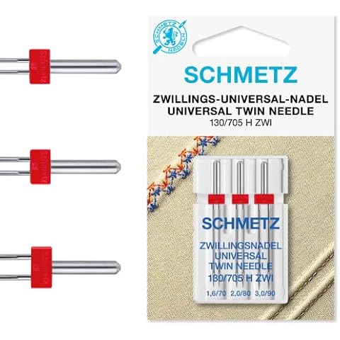 SCHMETZ Universal Twin Needles for Sewing Machines Cover