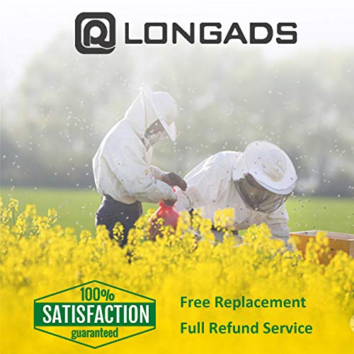 Professional Bee Jacket with Pants, Apiarist Beekeeping Suit Jacket with Ventilated Fencing Veil & Sheepskin Gloves, Beekeeper Suit for Backyard and Beginner Beekeepers, Bee Outfit Costume Pullover