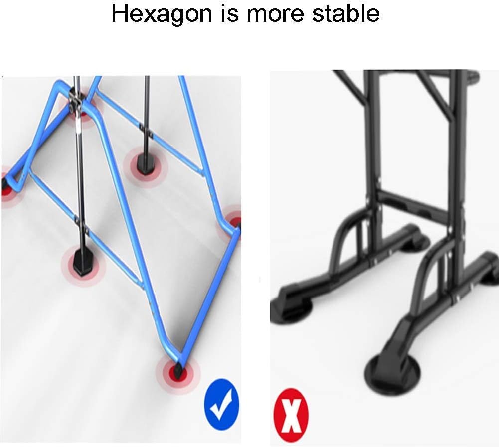Gymnastics Bar, Expandable Bars Adjustable Height Folding Safe Stable Metal Frame with Swing Rope Skipping for Home Training Fitness Shaping Junior Training Bar