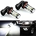 JDM ASTAR Extremely Bright Max 50W High Power 9005 HB3 LED Bulbs for DRL or Fog Lights, Xenon White