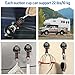 4Pcs Heavy Duty Suction Cup with Security Hooks - Outdoor Strong Suction Cups Multipurpose Car Camping Accessories Suction Cup Anchor for Car Awning Boat Camping Trap Tie Down