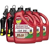 Raid Max Perimeter Protection Auto Trigger Starter Kit, 128 oz, Pack of 4, All-in-One Repellant Spray for 15 Different Kinds of Insects Including Ants, Bugs, Mosquitoes, Indoor and Outdoor Use