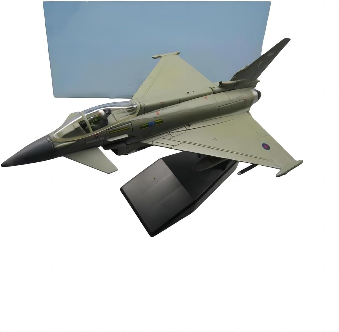 Miniature Scale 1 100 for European Typhoon Fighter EF-2000 Alloy Metal Diecast Aircraft Airplane Model Toys Collectible Flying Toy Game Kits