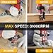 TEENO Wood Router, 6.5Amp 1.25HP Wood Routers for Woodworking, 800W Hand Wood Router Tool, 31000R/MIN Compact Edge Trimmer with 15 1/4