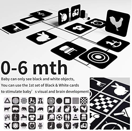 Mintlife Cartes Flash Contrastees Pour Bebe 8 4 1 Pack Amazon Ca Jeux Et Jouets