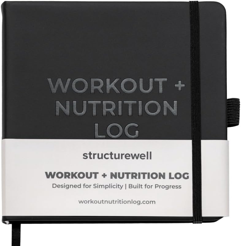 Workout + Nutrition Log – 12 Week Fitness Tracker, Workout Log Bo...