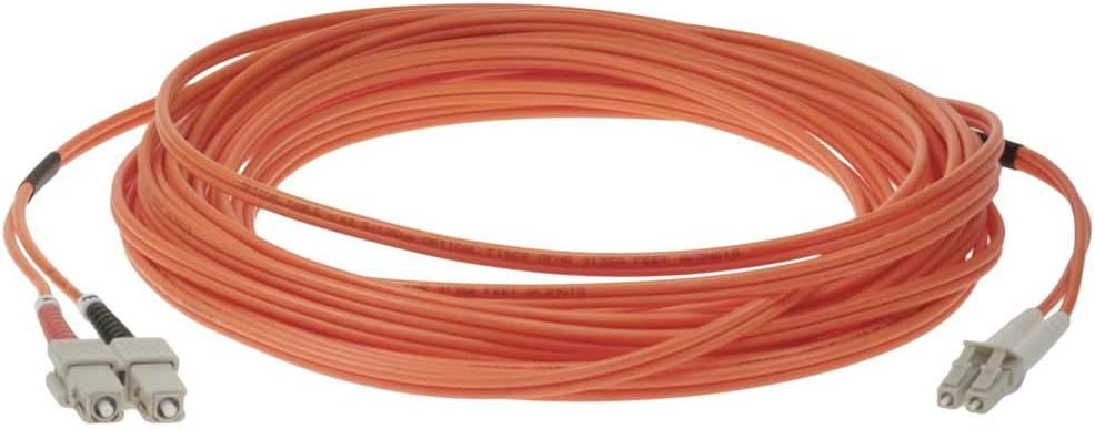 SF Cable, 10m LC-SC Duplex Multimode 50/125 Fiber Optic Cable (32.8ft)