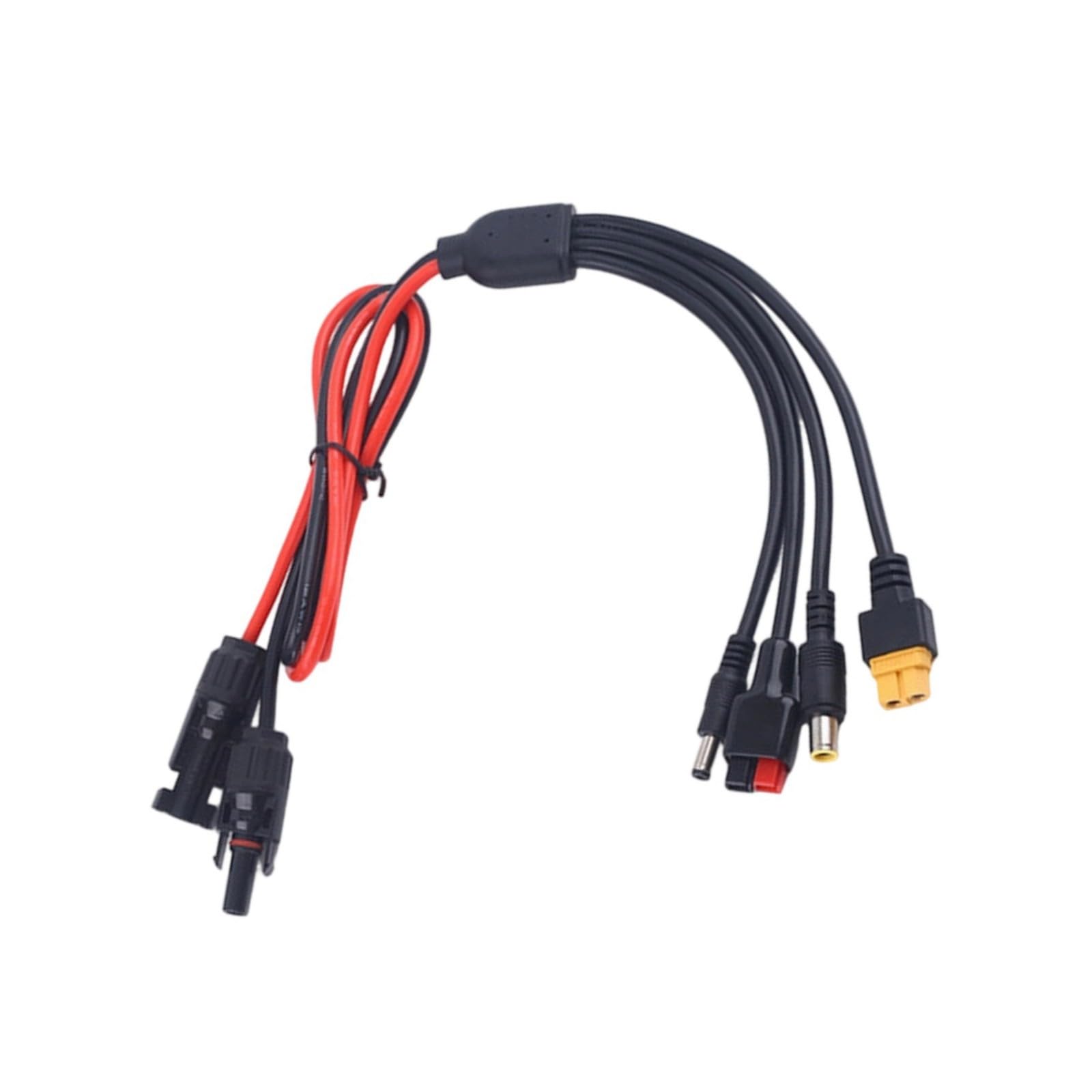 Ypbew 1 Meter Advanced 4 In 1 Photovoltaic Linkers Wiring Universals 3 Size Option Durability Solars Connection Waterproof Solars Cable Connectors