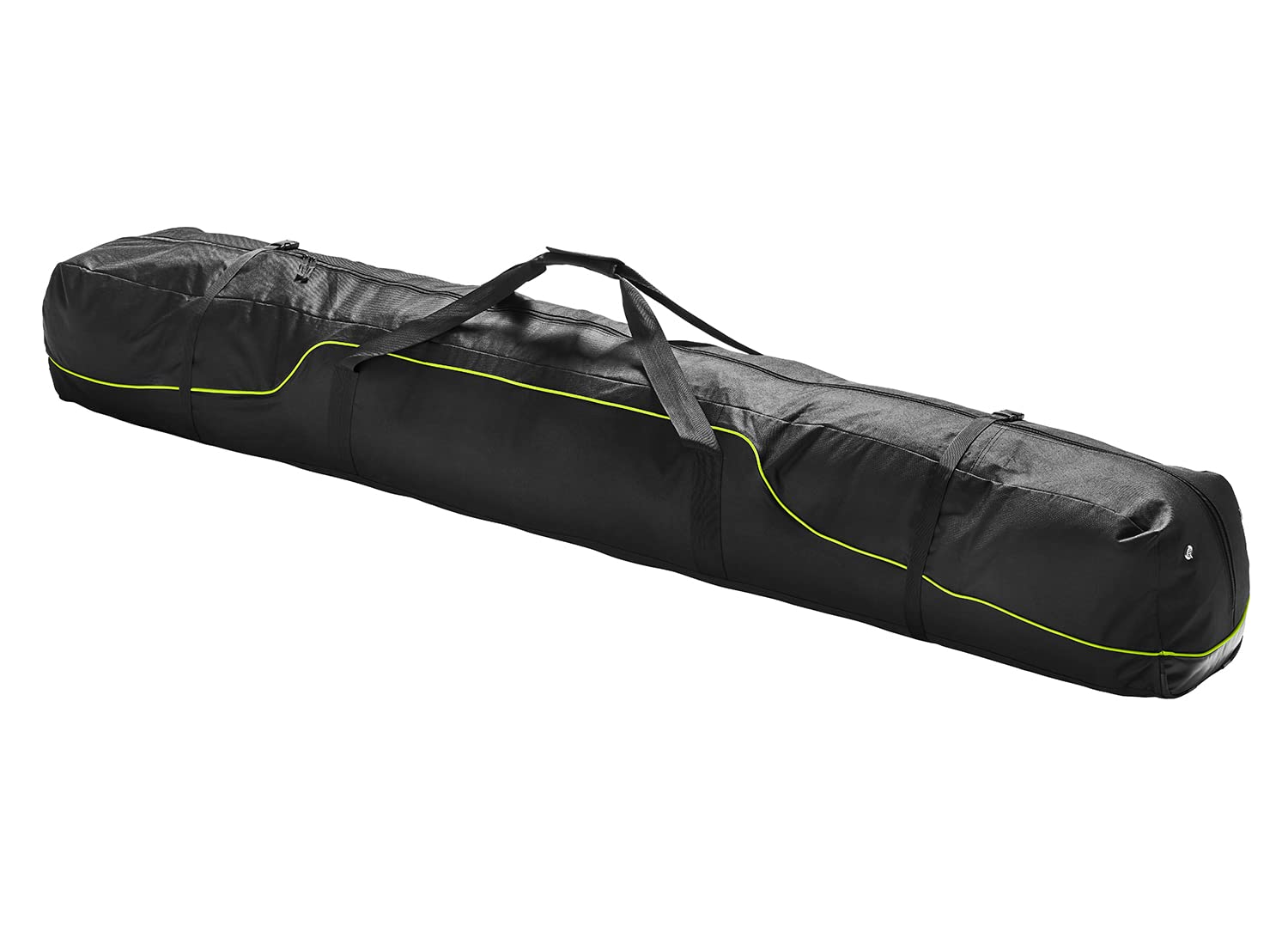 Black Crevice Sacca per sci nordico per 3 paia di sci di fondo, 210 cm, nero/giallo, Nero/Giallo, L, Borsa da sci