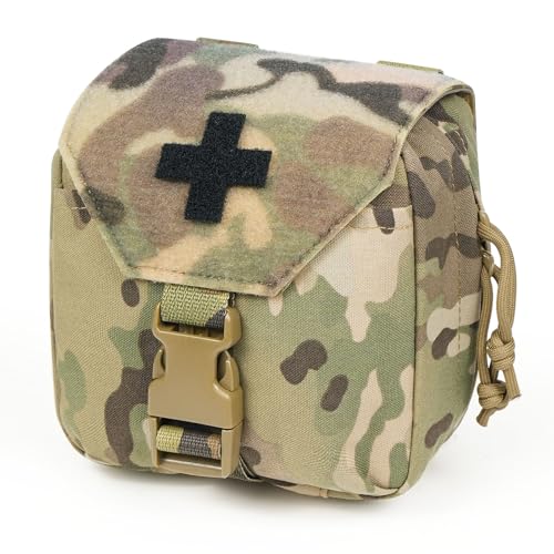 Bolsa táctica MOLLE Ifak individual pequeña para botiquín médico de emergencia