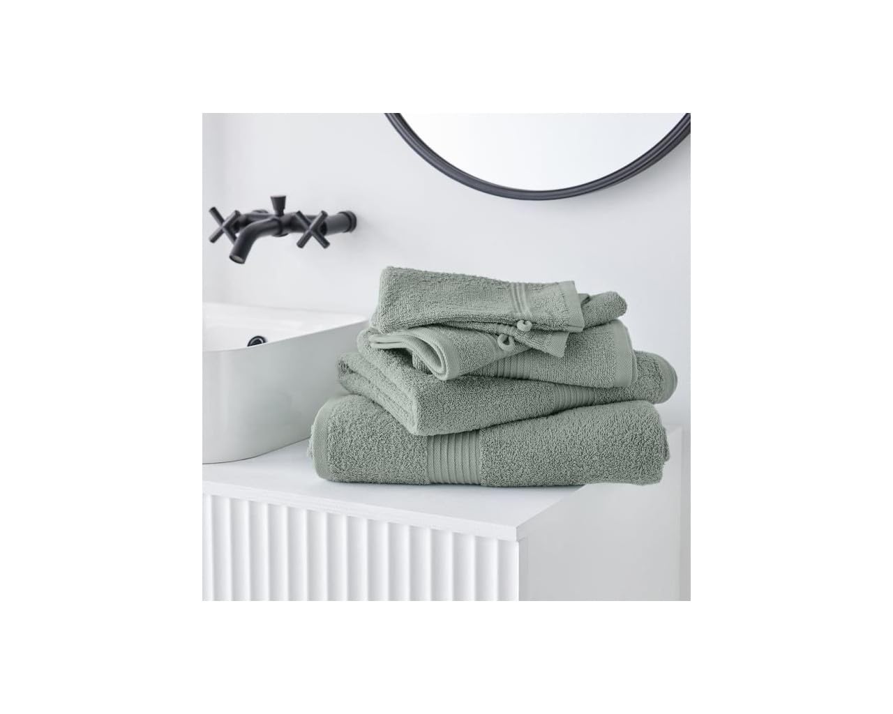 TODAY Celadon Maxi Bath Towel 90 x 150 cm 100% Cotton - Image 3
