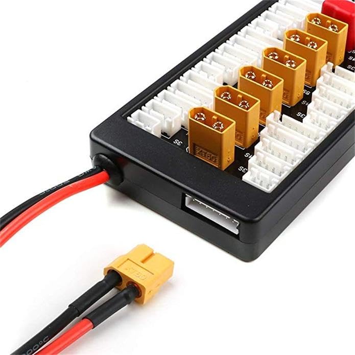 (4 pc) FlyRobo XT60 Female - XT60 Plug 2-6S Lipo Battery Parallel Charging Board 1