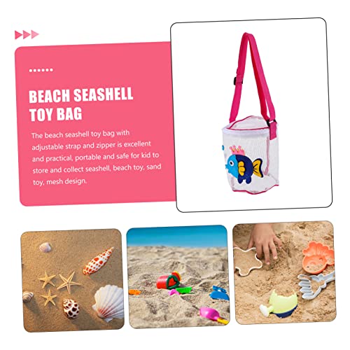 Amosfun 3 Pçs Saco De Brinquedo Saco De Malha De Praia Fora Brinquedos Brinquedos De Verão Brinquedo