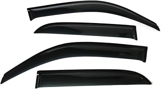 Protector de lluvia para ventanas Deflectores de ventana laterales para Toyota para 4Runner, protectores contra el viento y la lluvia, de color negro, 2003-2009
