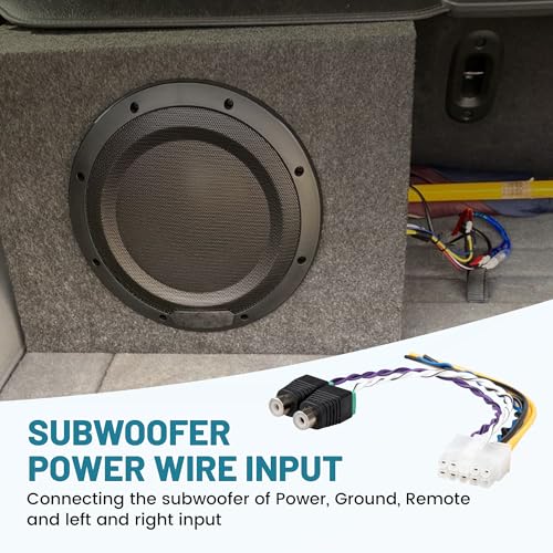 Conector de arnés NuIth de 10 pines para subwoofer Pioneer TS-WX1210A y cable de alimentación 4