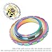 Bnineteenteam Centerlock Lockring, Centerlock Lockring Wheelset Hub Shaft Disc Rotor Lock Ring for MTB (Colorful)