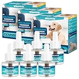 Woyamay Dog Calming Diffuser Refills - 6 Pack Dog Pheromones Calming Diffuser for Dog Anxiety Relief, Dog Pheromone Diffuser, 180 Days Pheromone Diffuser to Calm Dogs, Fits All Common Diffuser Heads