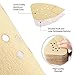 LotFancy Sanding Pads for Black and Decker Mouse Sanders, 50PCS 60 80 120 150 220 Grit Sandpaper Sheets Assortment - Hook and Loop Detail Palm Sander Sand Paper, 12 Holes