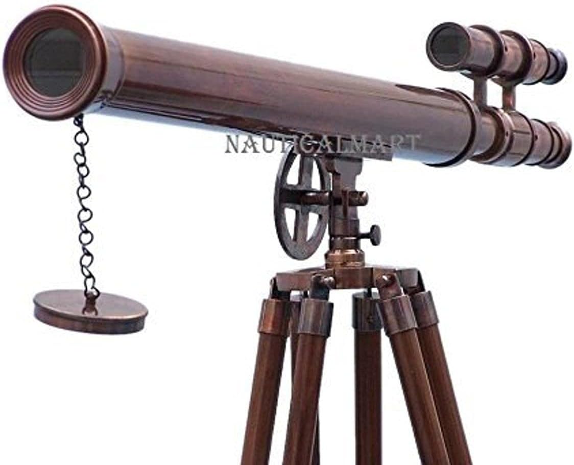 NauticalMart Floor Standing Oil-Rubbed Bronze Griffith Astro Telescope 64"