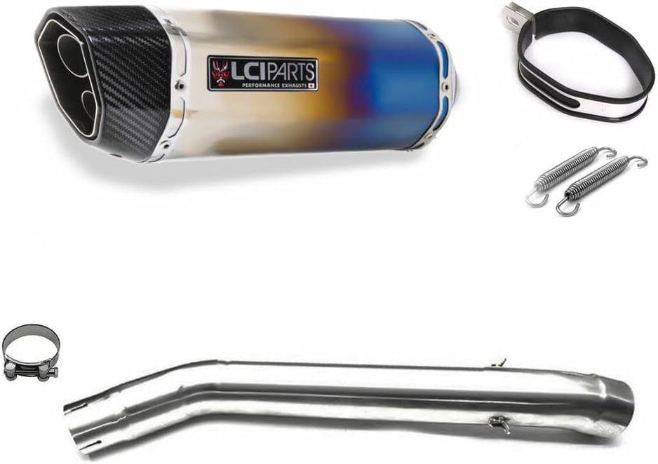 ZX6R ZX-6R 2003-2004 LCIPARTS ツインエンド チタン スリップオン