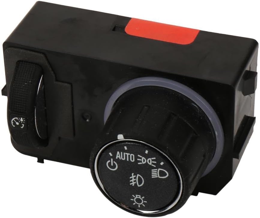 GM Genuine Parts 84472676 Black Carbon Headlamp Switch