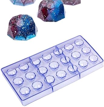 Chocolate Candy Making Mold | Do It Yourself | Make Professional Chocolate Candies At Home Or Commercially | BPA Free | Makes 21 Candies From A Single Mold
