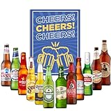Liquid Vault World of Lager Mixed Pack - 12 Bottles - Variety Beer Hamper - Perfect Craft Beer Gifts for Men or Women - Global Beers & Pub Favourites