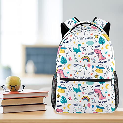 Sac à dos d'école multicolore - Style décontracté - Ordinateur - 6