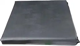 Almofada Assento Estofado para cadeira de rodas espuma quadrada revestida em courvin impermeavel 44x42x5