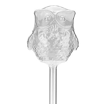 WINTI Cartoon Auto Watering Spike Animal Shape for Indoor Greenhouse Houseplant Owl