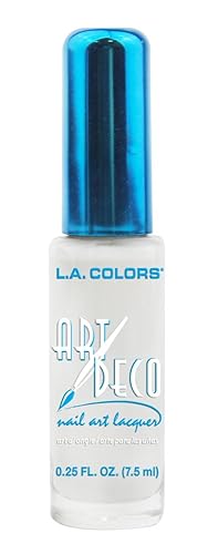 Miniatura 1 de L.A. Colors Art Deco Nail Art 901 Blanco