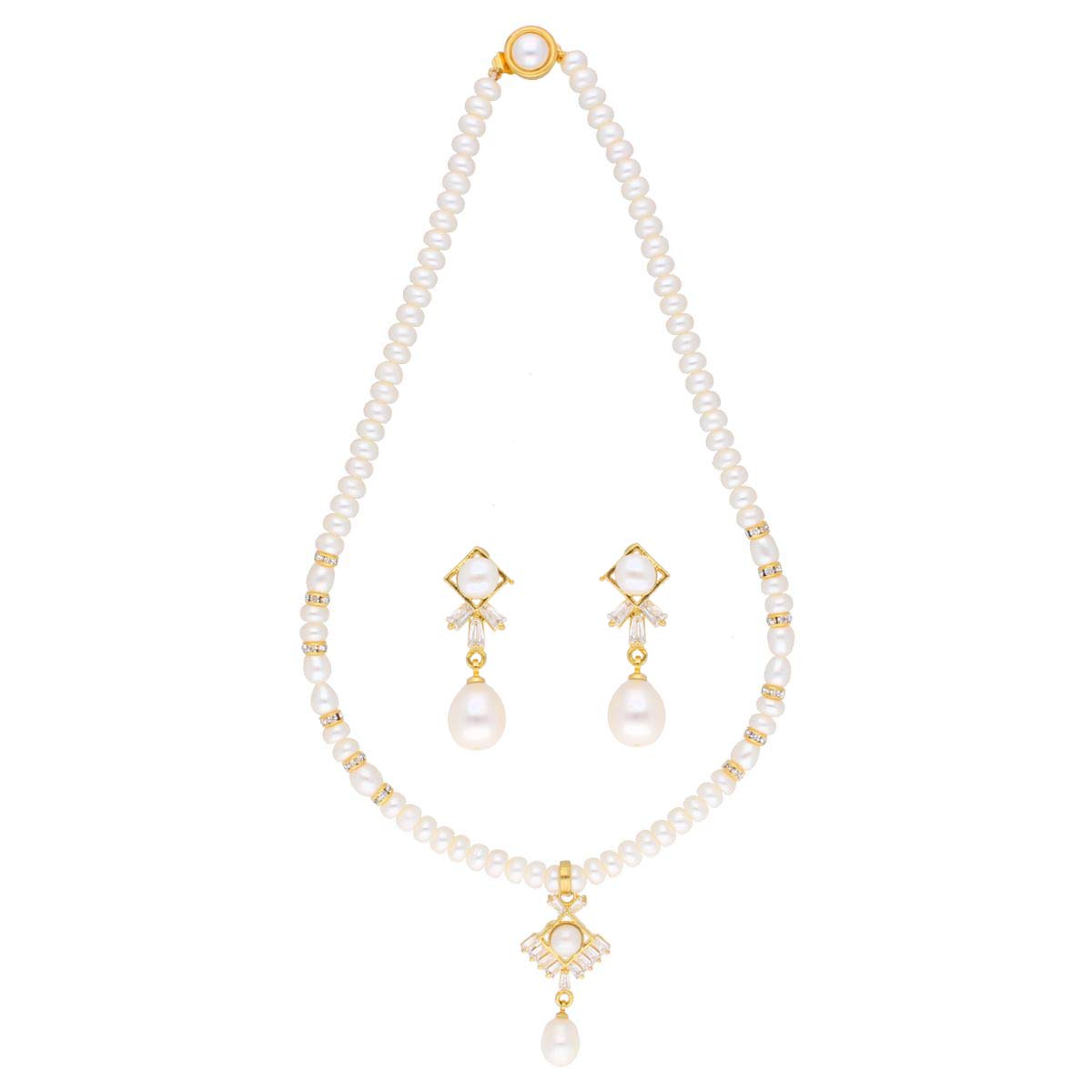 Sri Jagdamba Pearls Dealer Yashvi Pearl Set (B08K4R4SW8) Amazon Price History, Amazon Price Tracker