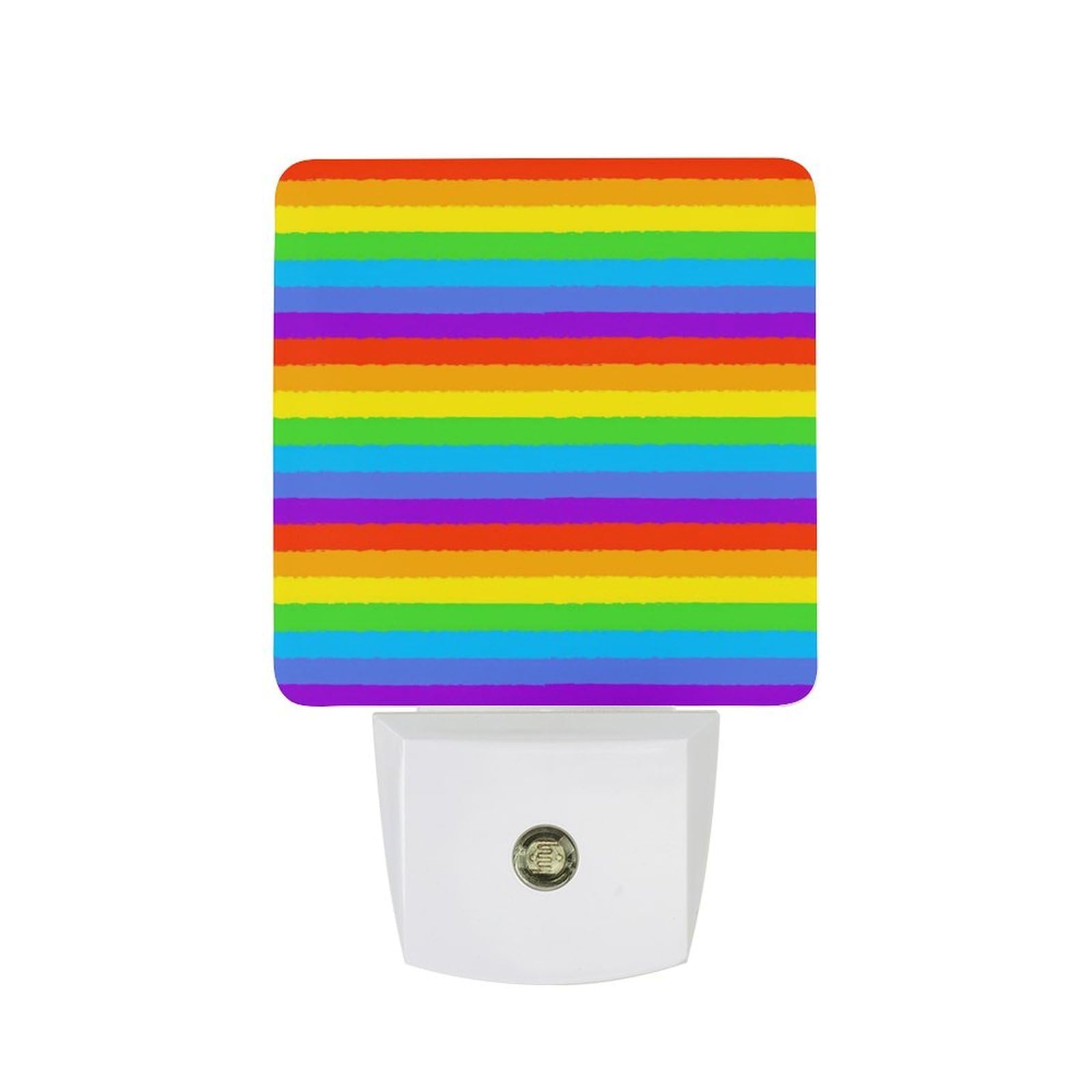 Nqrxadcrt Style Lgbt Flag Colors Night Light Plug In Wall Lights Bedside Lamp Bedrooms Home Hallways Decoration