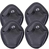 Odowalker 4Pcs Handcuff Case, Nylon Open Top Handcuff Holder Pouch Universal Open Handcuff Case Fits...