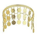 Sie sind auf der Suche nach einem passenden Schmuck für Ihr 1001 Nacht Bauchtänzerin Outfit. Dann ist dieser Kopfschmuck von Widmann genau das Richtige