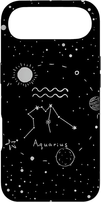 Aquarius Astrology Celestial Zodiac Sign Aesthetic Case for iPhone Air