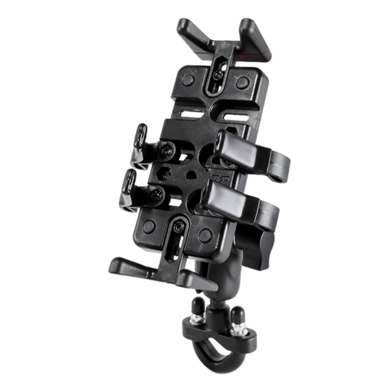 Soporte Movil Moto para Manillar Soporte Metálico Para Teléfono De Motocicleta, Apto Para Motos, Scooters Y Teléfonos Móviles De 3,5 A 7 Pulgadas. Abrazadera Para Teléfono Celular En El Manillar De La