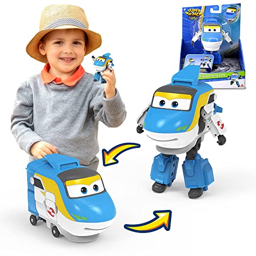 Super Wings Tony - Juguete de Regalo para niños en Edad Preescolar de 5 Pulgadas, transformación fácil para niños y niñas de más de 3 años, EU760236 Cover