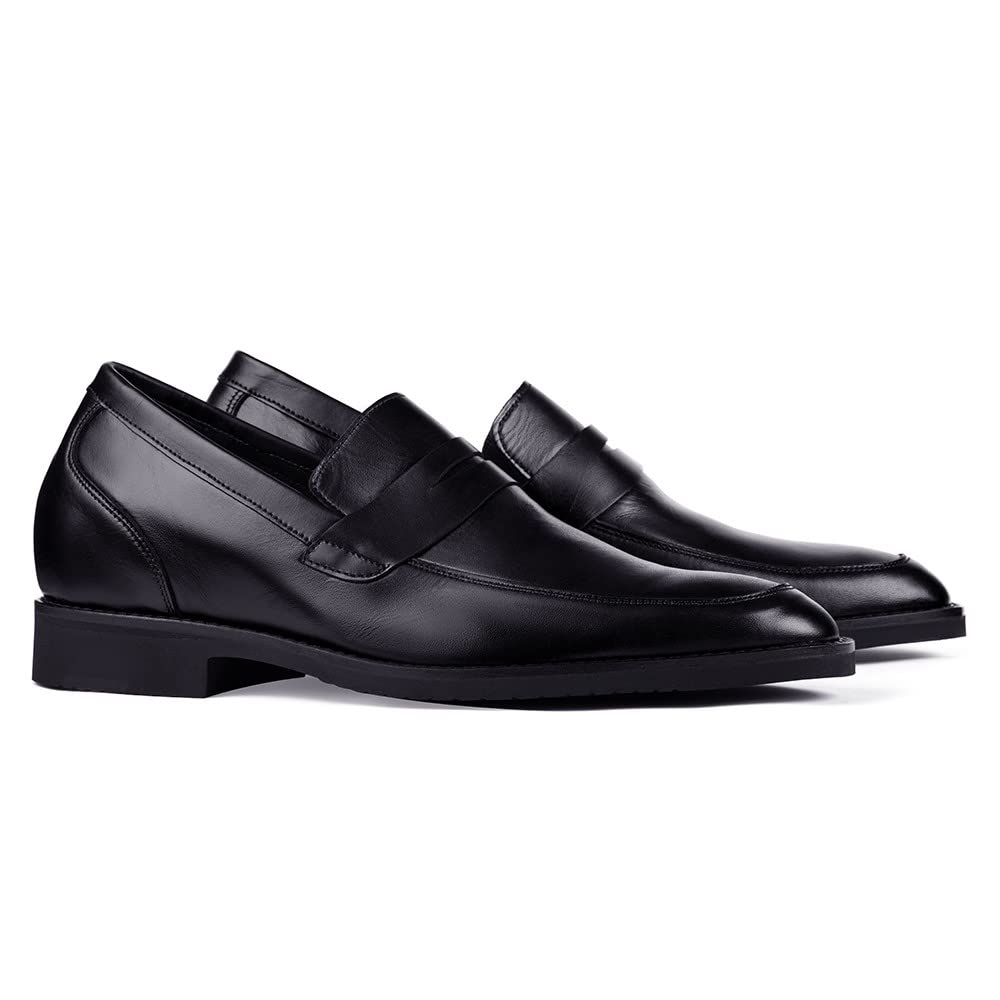 Scarpe con Rialzo da Uomo Che Aumentano l’Altezza Fino a 7 cm. Fabbricate in Pelle. Modello Milan