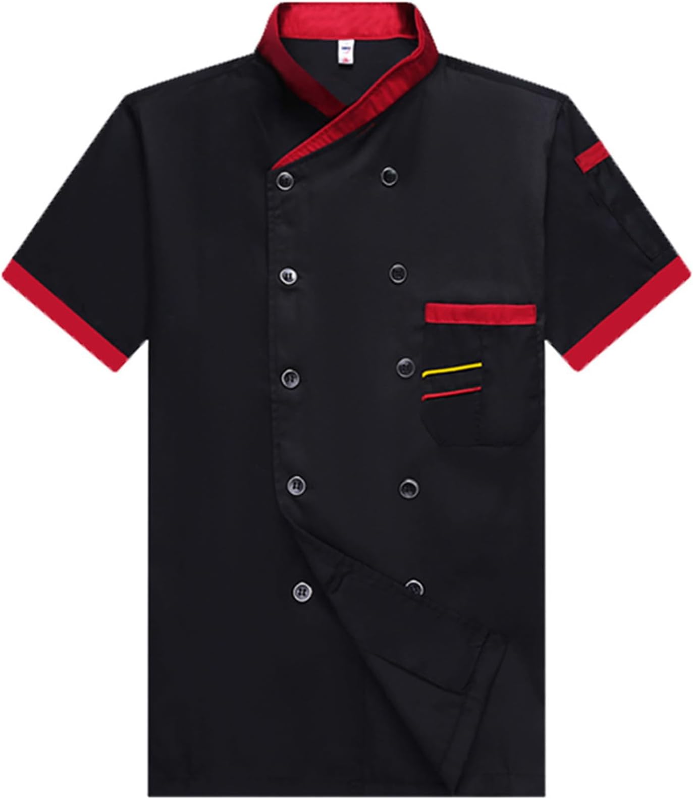 Professional Chef Jacket for Men Safety Protective Long Sleeve/Short Sleeve Chef Coat Stain Resistant Durable Workwear Unisex Modern Chesfswear