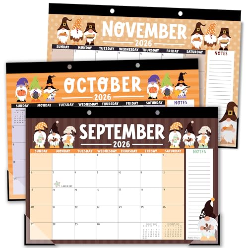 Image of Hadley Designs Large Teacher Desk Calendar 2026-2027 - Desktop Calendar 2026, 18-Month Academic Desk Calendars for School, Home & Office, Cute Classroom Must Haves, Back to School Teacher Gifts