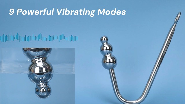 Amazon.com: Vibrating Anal Hook Anal Plug, 3 Balls Anal Vibrator Anal  Trainer Butt Plug with 9 Vibration Modes, Metal Anal Dilator Vagina Hook G  Spot Stimulator SM Sex Toys for Beginners Gay