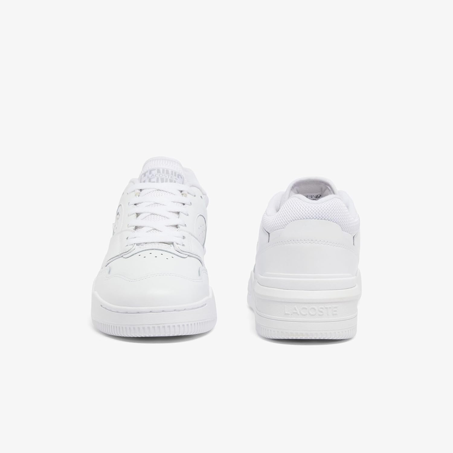 Lacoste Mens Lineshot Sneaker, WHT/WHT, 9.5 - Image 2