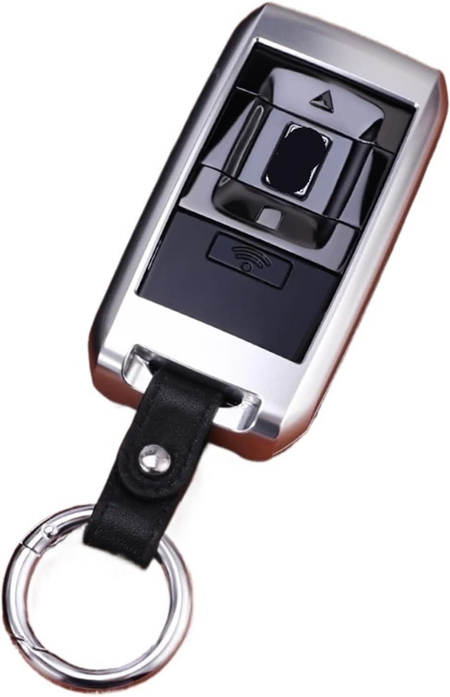 Car Key Case Compatible For Rolls Royce Aluminium Alloy Protect Cover Cullinan 18 Phantom 21 Ghost Car Key Shell/car Interior Accessories(Silver and gold)