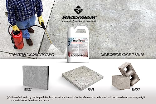 Radonseal 110 Plus Deep-Penetrating Concrete Sealer, Basement Waterproofing & Radon Mitigation In One thumb #2