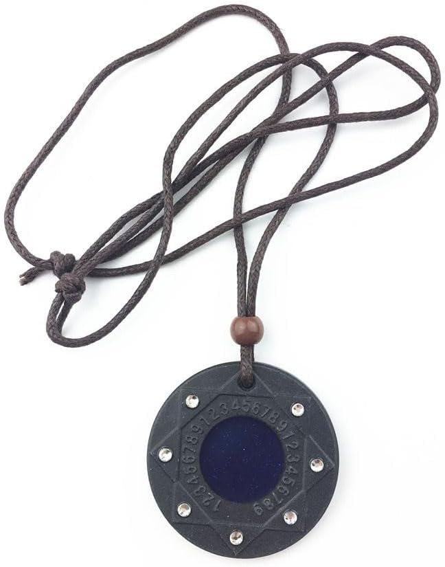 Volcanic Energy Stone Protection Necklace,Reiki Meditation Necklace(43mm)
