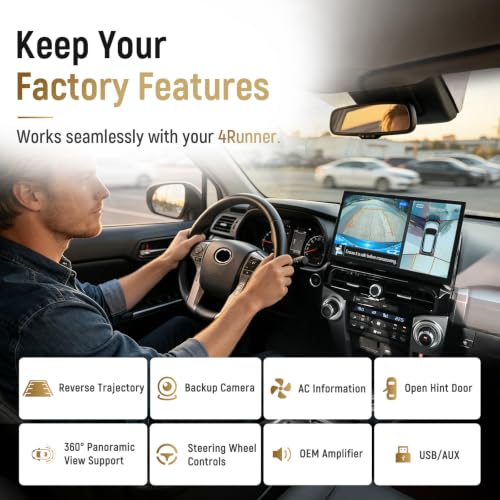 Firstnav 14.6" Android Stereo for Toyota 4Runner 2010-2023 - image 6